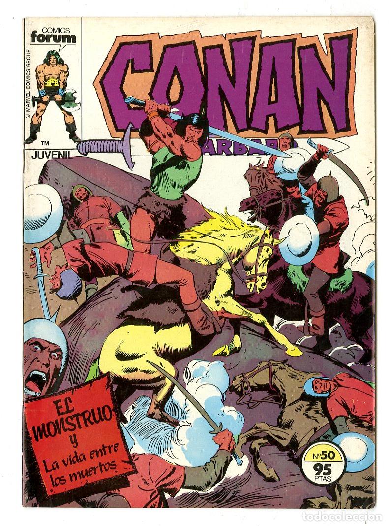 C&oacute;mics: Conan El B&aacute;rbaro n.50 (Forum, 1983) - Foto 1