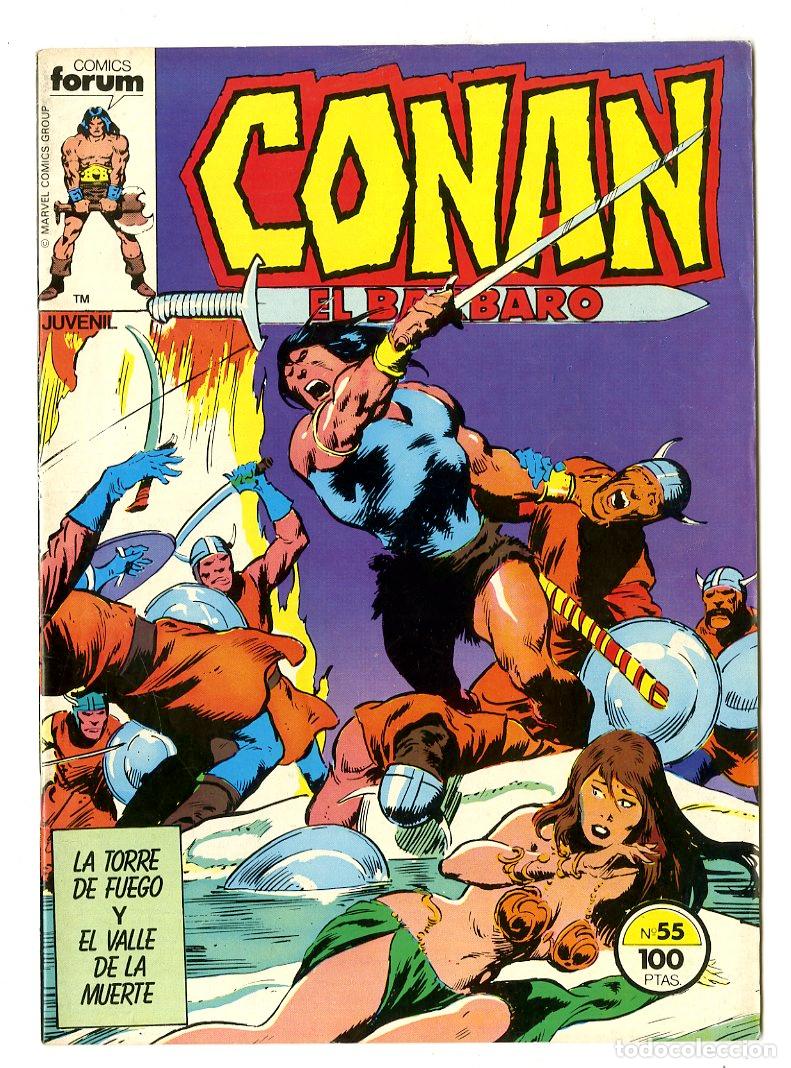 C&oacute;mics: Conan El B&aacute;rbaro n.55 (Forum, 1983) - Foto 1
