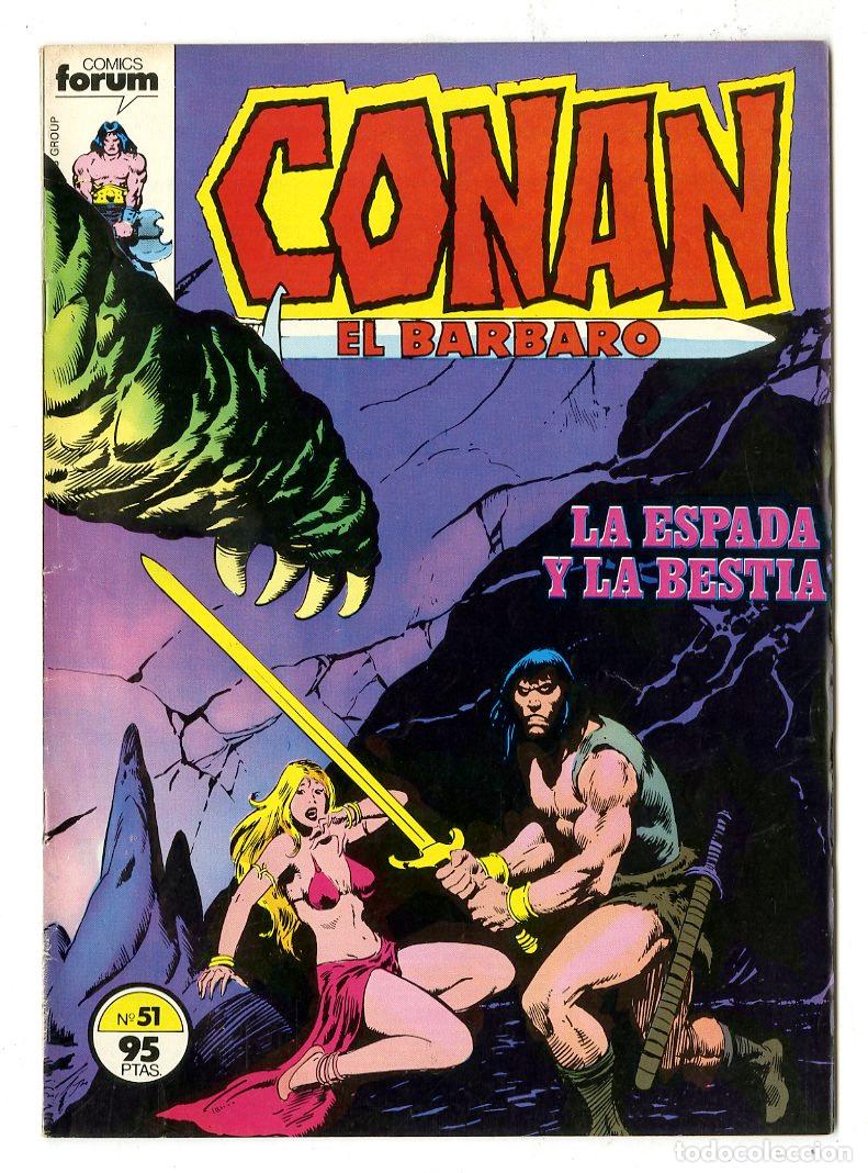C&oacute;mics: Conan El B&aacute;rbaro n.51 (Forum, 1983) - Foto 1