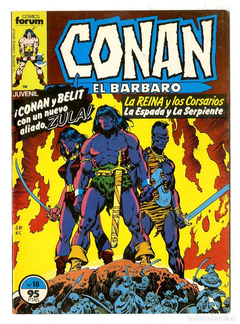 C&oacute;mics: Conan El B&aacute;rbaro n.18 (Forum, 1983) - Foto 1