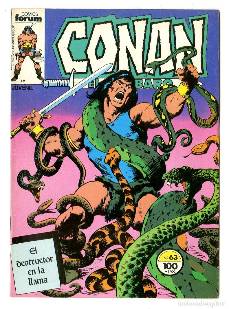 C&oacute;mics: Conan El B&aacute;rbaro n.63 (Forum, 1983) - Foto 1