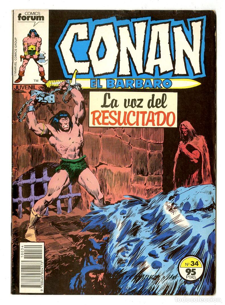C&oacute;mics: Conan El B&aacute;rbaro n.34 (Forum, 1983) - Foto 1