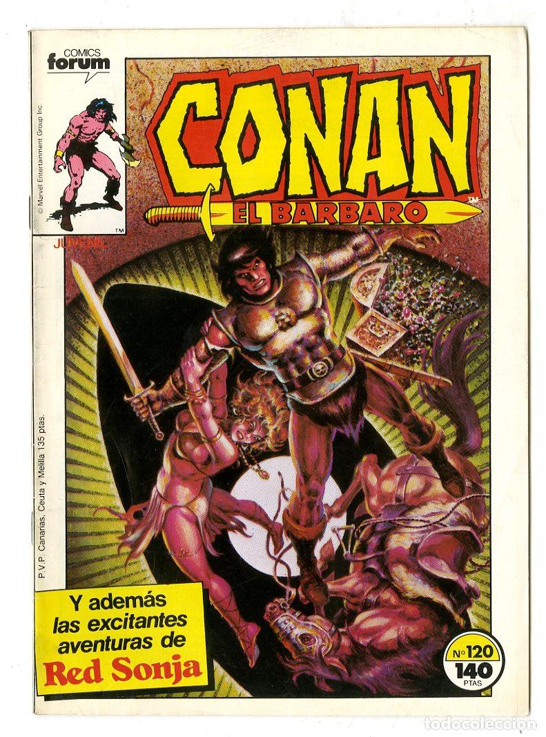 C&oacute;mics: Conan El B&aacute;rbaro n.120 (Forum, 1987) - Foto 1