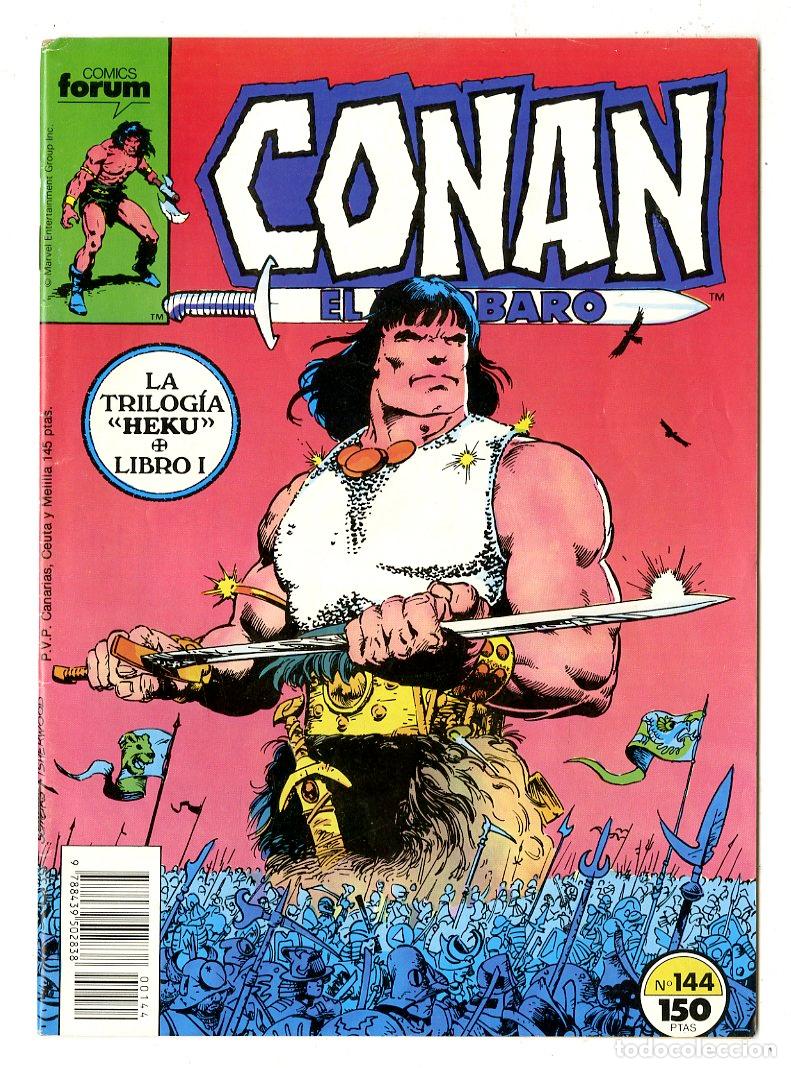 C&oacute;mics: Conan El B&aacute;rbaro n.144 (Forum, 1989)
