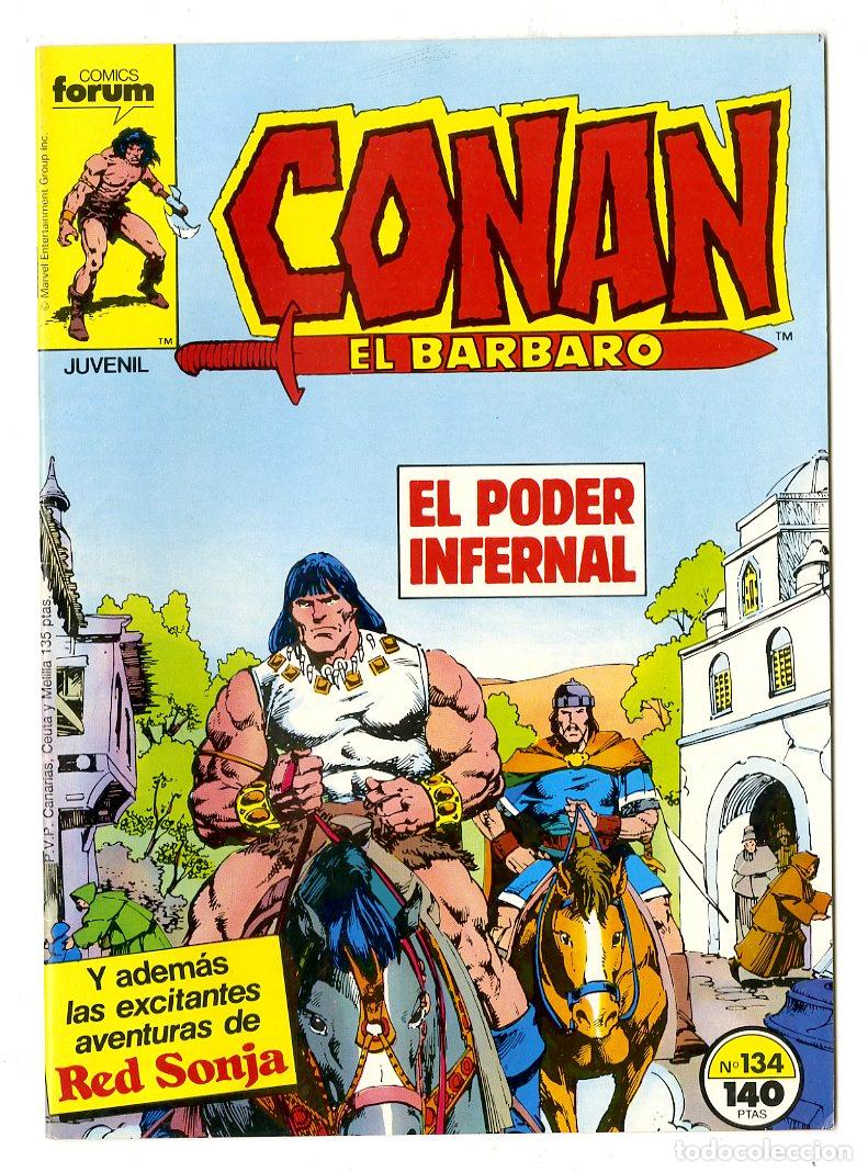 C&oacute;mics: Conan El B&aacute;rbaro n.134 (Forum, 1988) - Foto 1