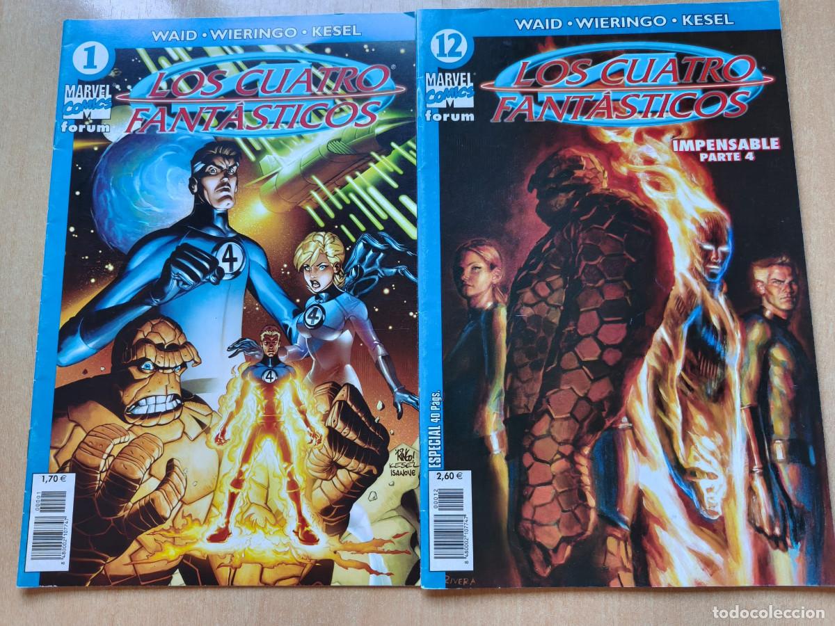 C&oacute;mics: LOS CUATRO FANTASTICOS volumen 5 Forum. N&uacute;meros 1, 12 - Marvel Comic