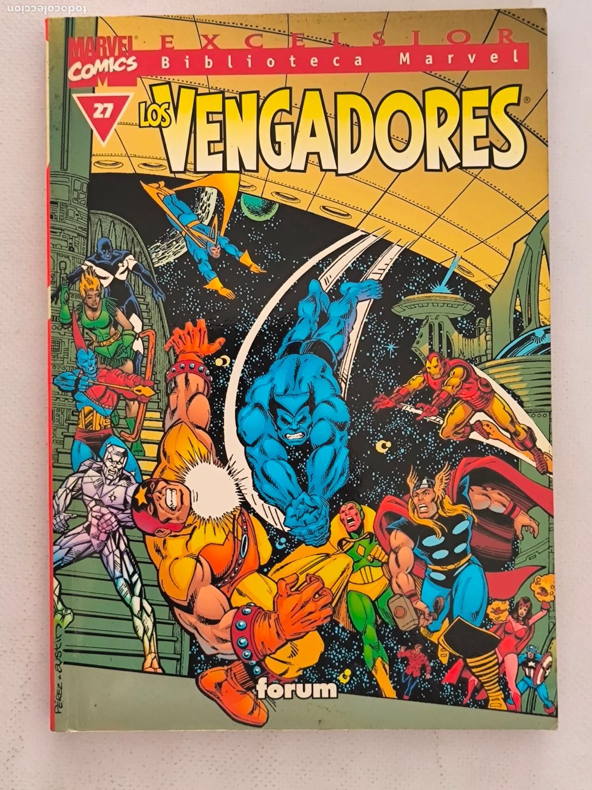 C&oacute;mics: LOS VENGADORES N&ordm; 27 - BIBLIOTECA MARVEL - FORUM (6P)