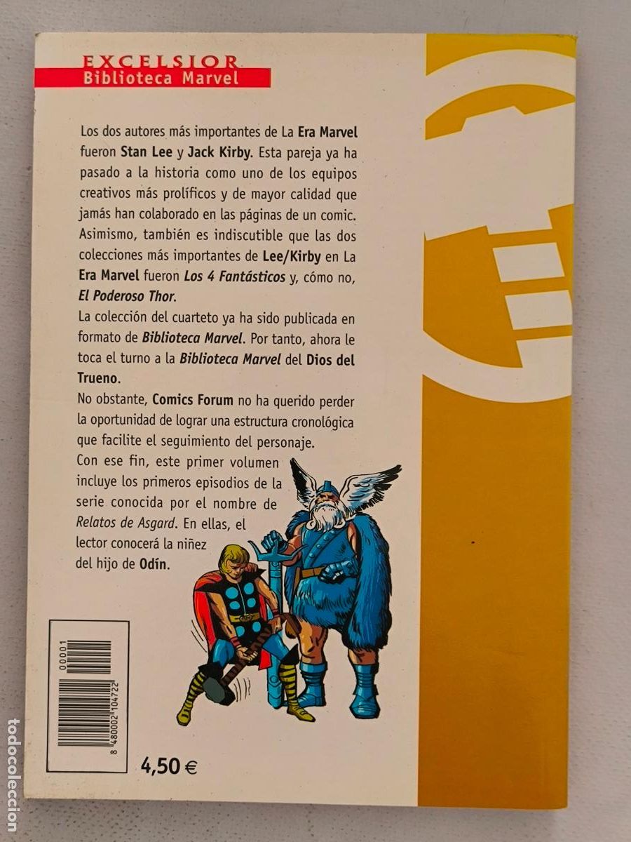 C&oacute;mics: EL PODEROSO THOR N&ordm; 1 - BIBLIOTECA MARVEL - FORUM (6P) - Foto 2