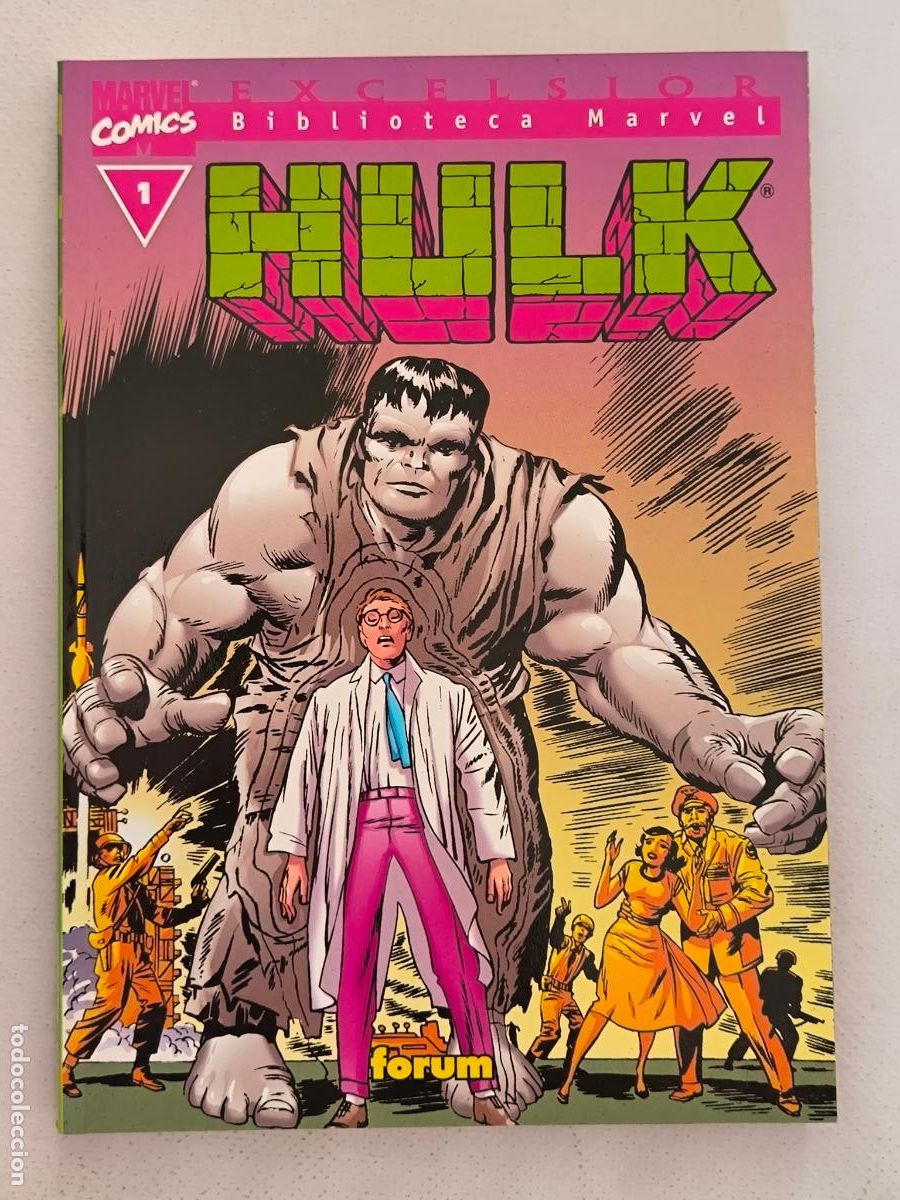 C&oacute;mics: HULK N&ordm; 1 - BIBLIOTECA MARVEL - FORUM (6P)