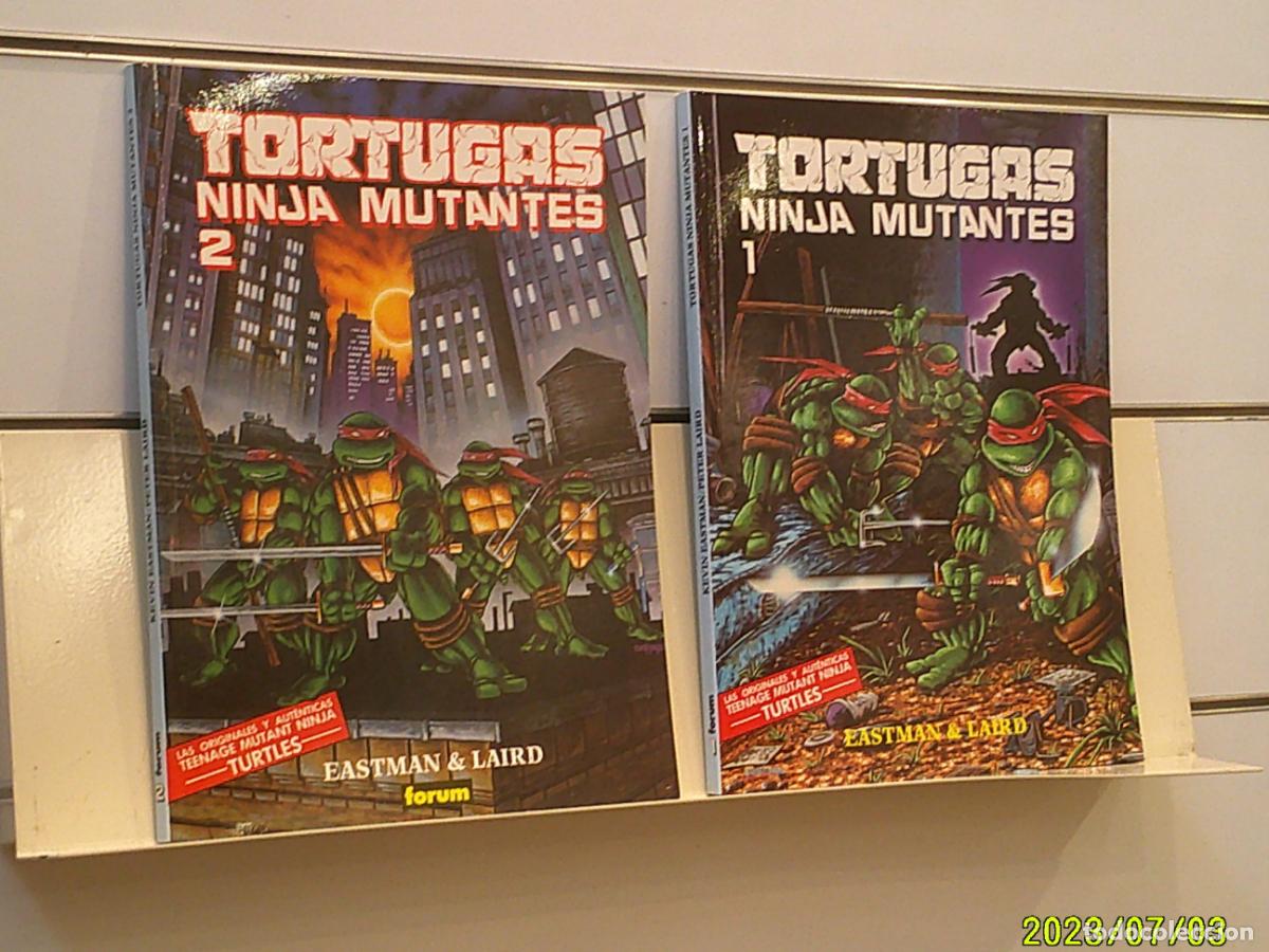 C&oacute;mics: LOTE 2 TOMOS DE 4 TORTUGAS NINJA MUTANTES N&ordm; 1 Y 2 EASTMAN & LAIRD - FORUM