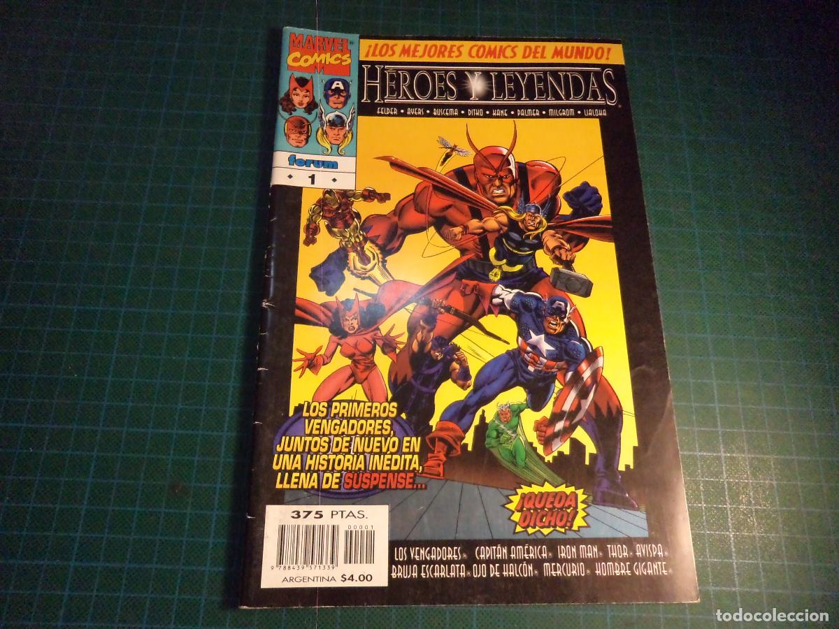 C&oacute;mics: heroes y leyendas. N&ordm; 1. Forum.