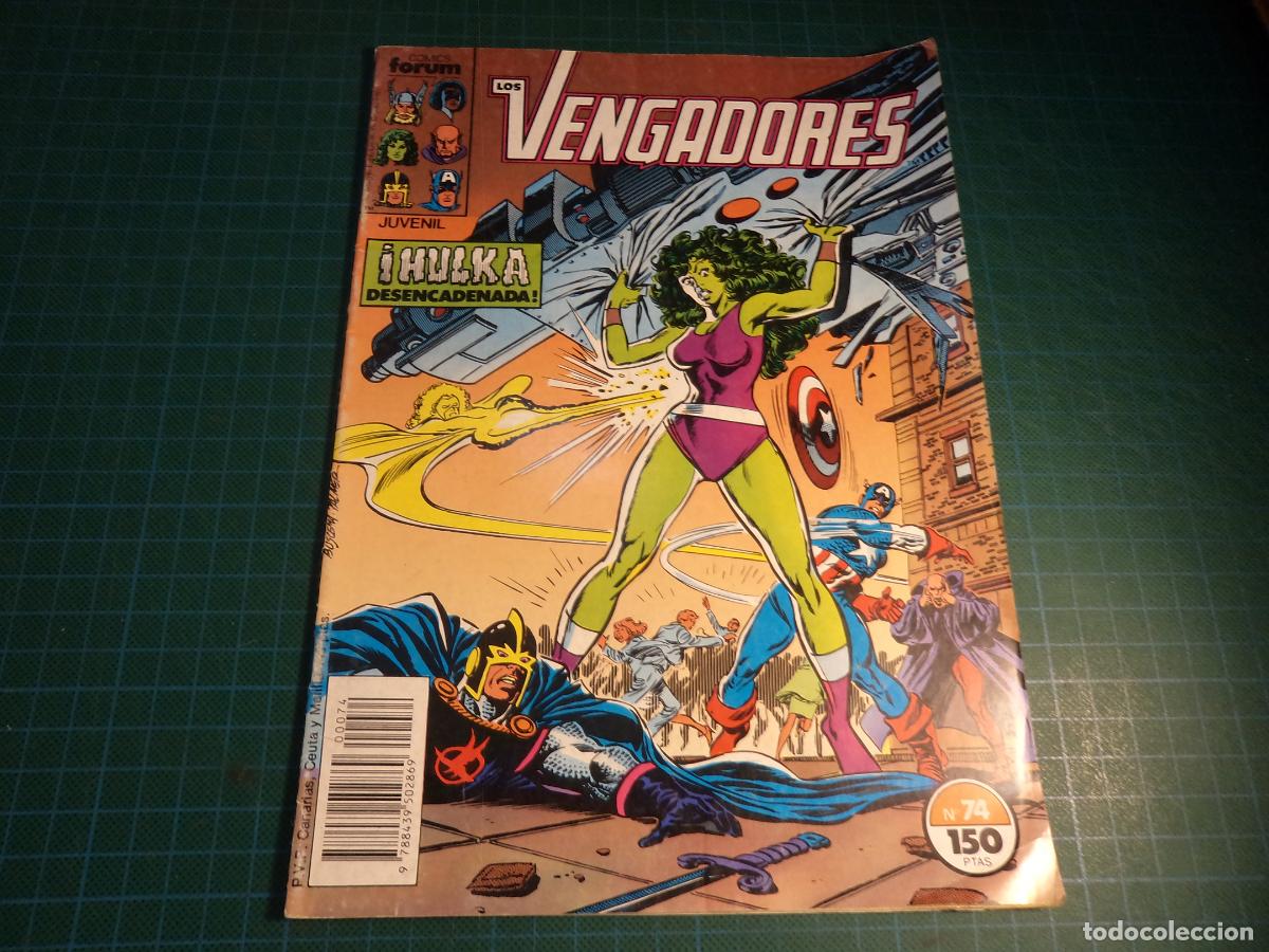 C&oacute;mics: Los vengadores Vol I. N&ordm; 74. Forum.