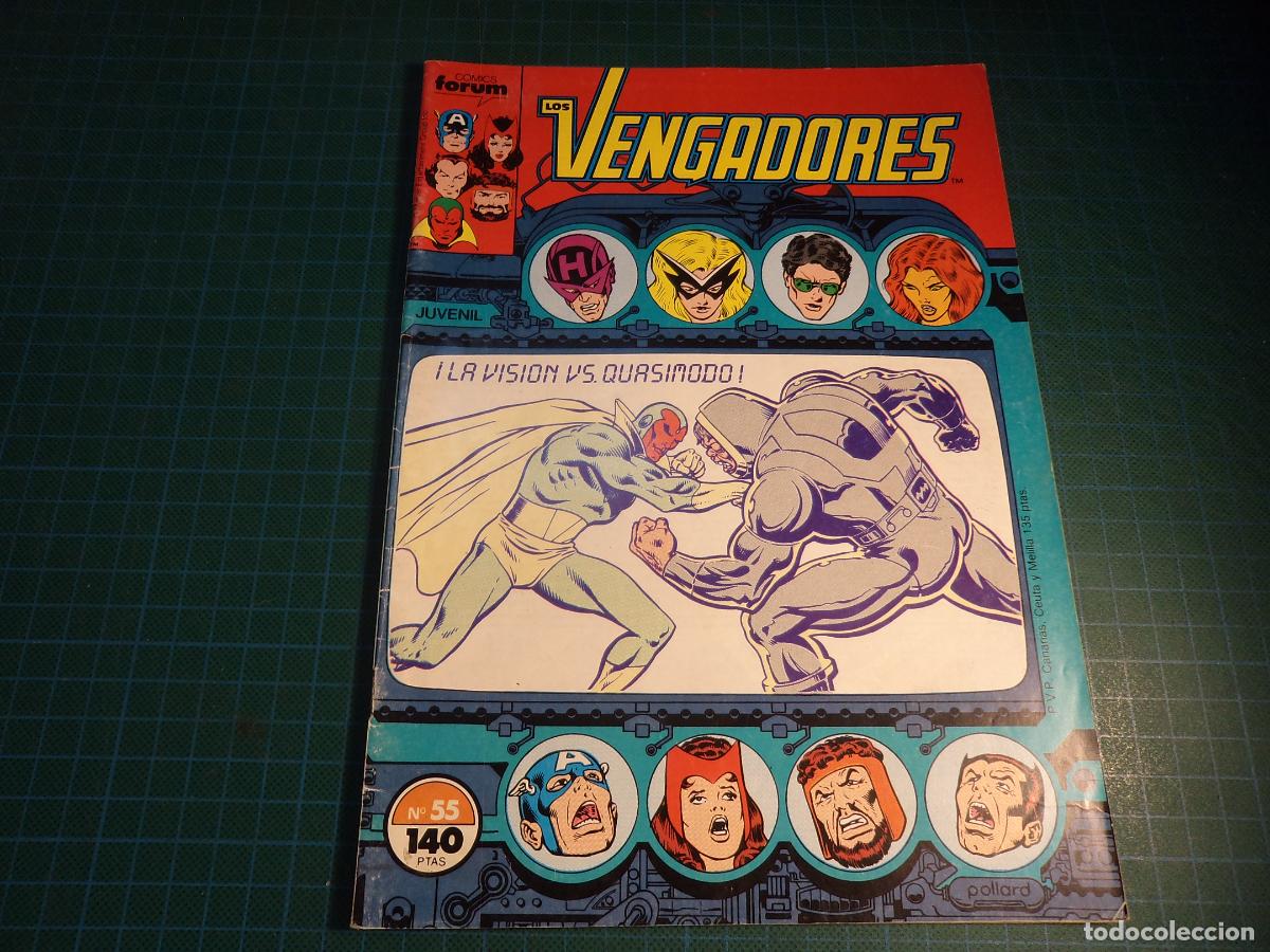 C&oacute;mics: Los vengadores Vol I. N&ordm; 55. Forum.