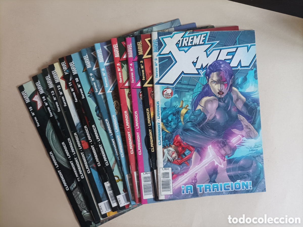 C&oacute;mics: XTREME X-MEN. Marvel. Claremont - Larroca. N&uacute;meros: 2, 3, 4, 5, 6, 8, 9, 10, 11, 12, 13, 14, 15