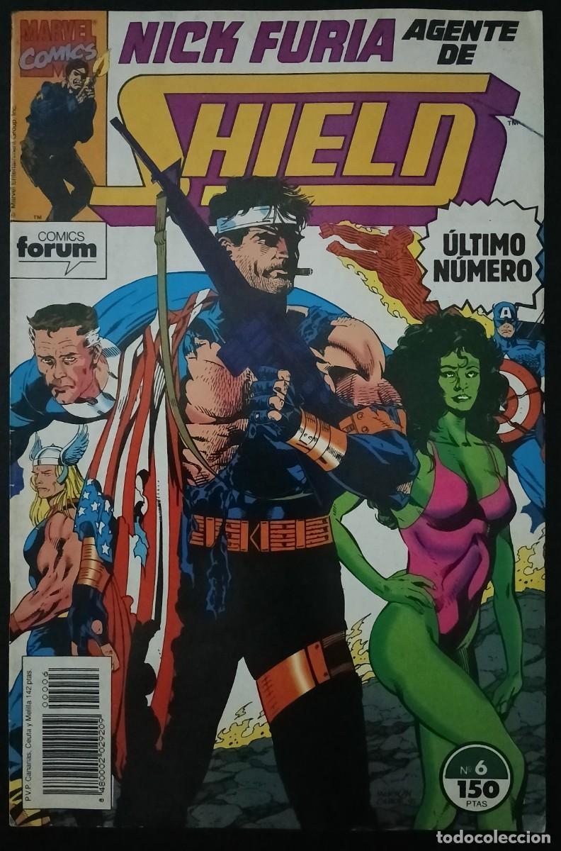 C&oacute;mics: NICK FURIA-AGENTE DE SHIELD-FORUM- N&ordm; 6 -&Uacute;LTIMO DE LA COLECCI&Oacute;N-1992-RARO-CORRECTO-VEA-1653