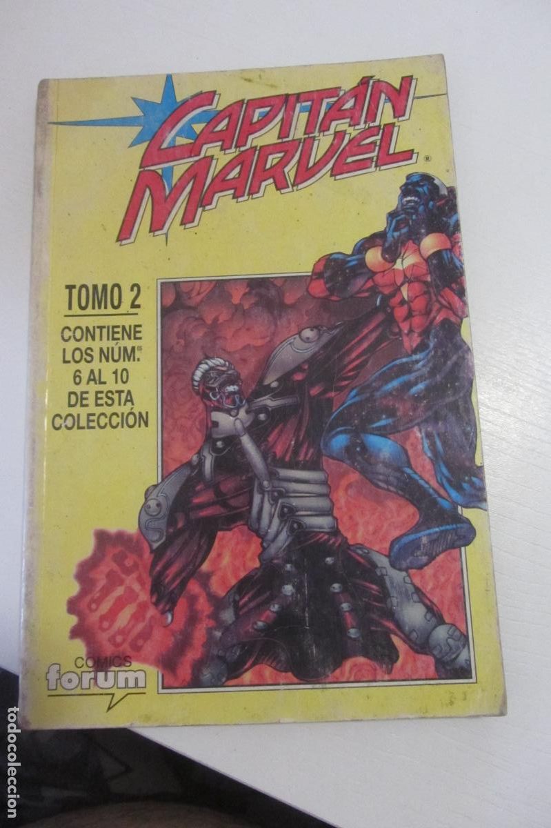 C&oacute;mics: RETAPADO CAPITAN MARVEL TOMO 2 CONTIENE LOS N&ordm; 6 AL 10 DE LA COLECCION MARVEL - FORUM arx178