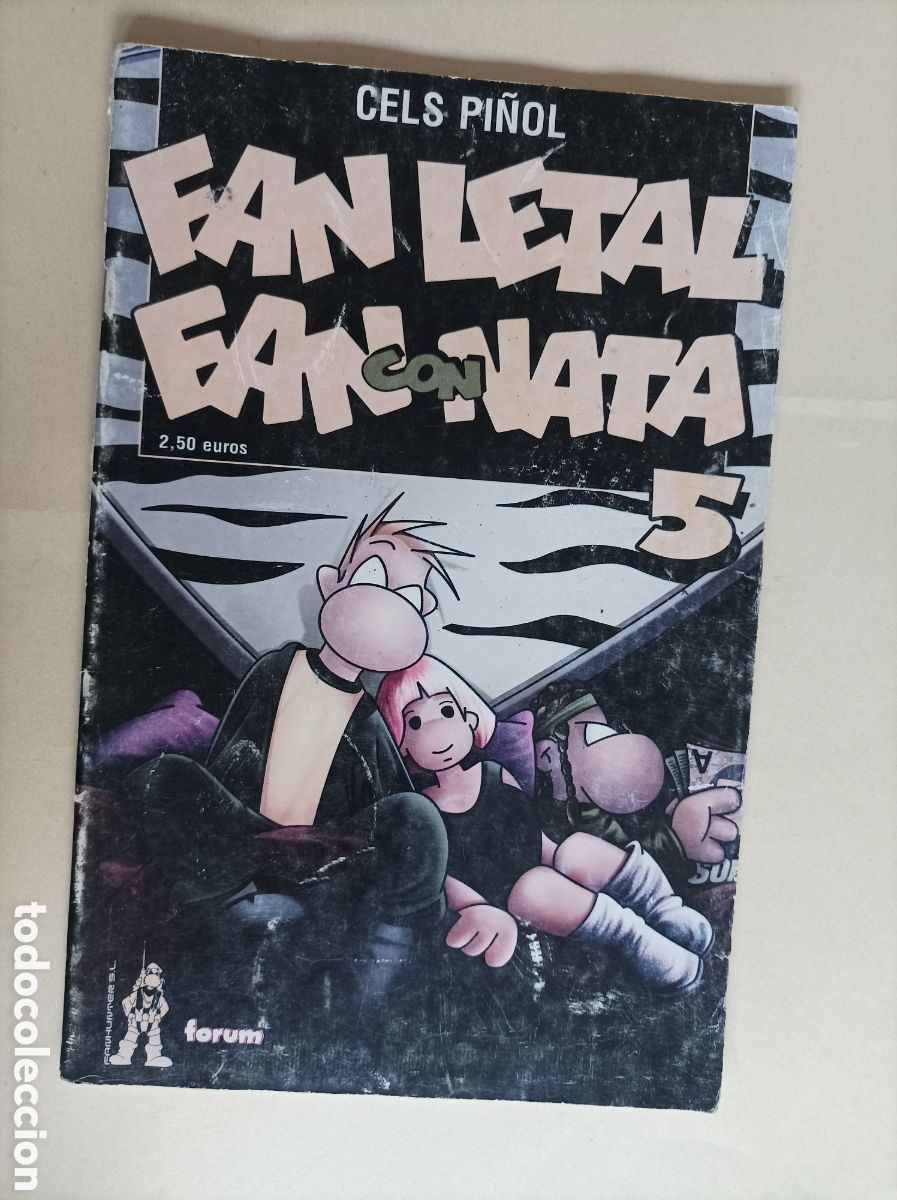 C&oacute;mics: FAN LETAL FAN CON NATA N&ordm; 5 - CELS PI&Ntilde;OL. Cubierta deslucida, interior bien.