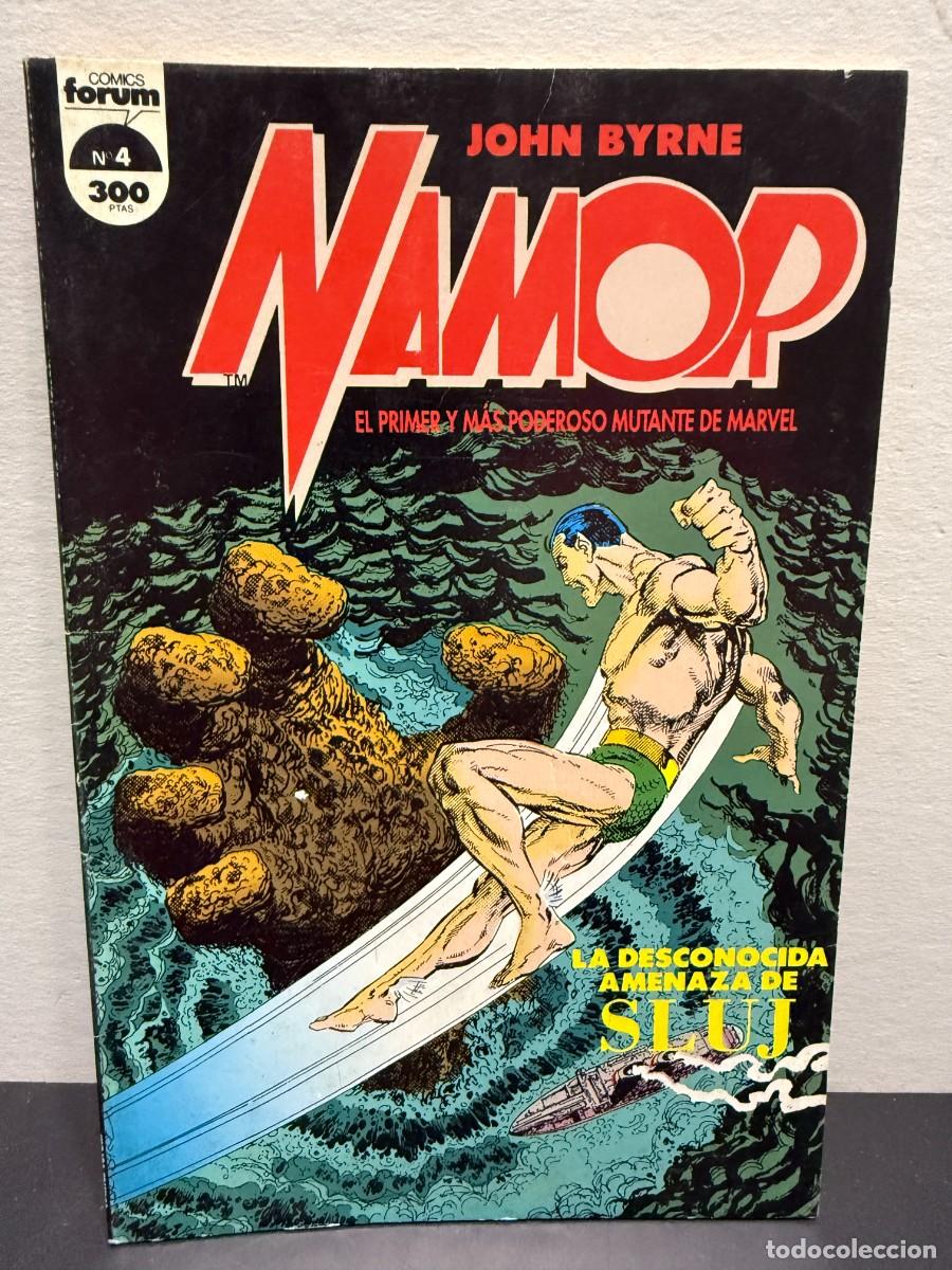 C&oacute;mics: Namor N&ordm; 4: La Desconocida Amenaza De Sluj (Comics Forum, 1991)