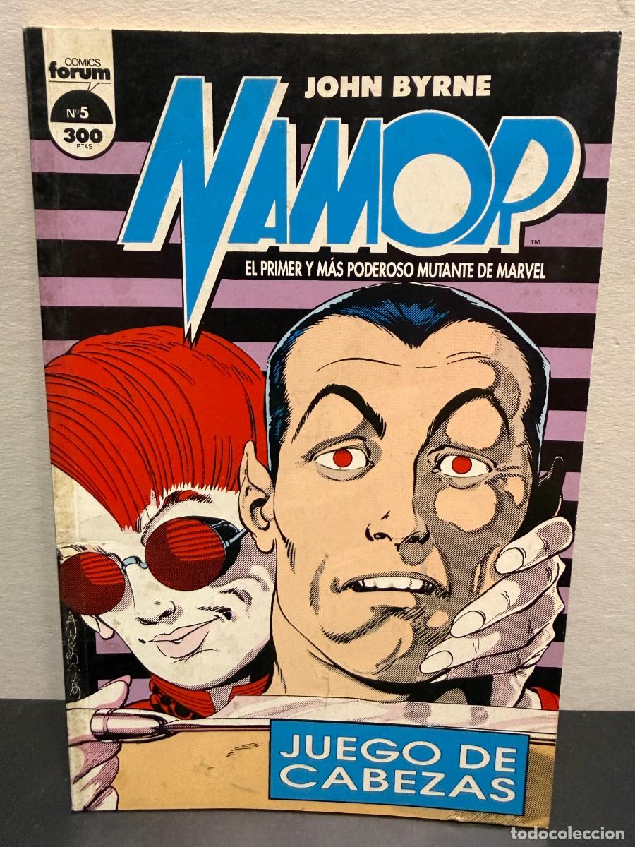 C&oacute;mics: Namor N&ordm; 5: Juego De Cabezas (Comics Forum, 1991) - Foto 1
