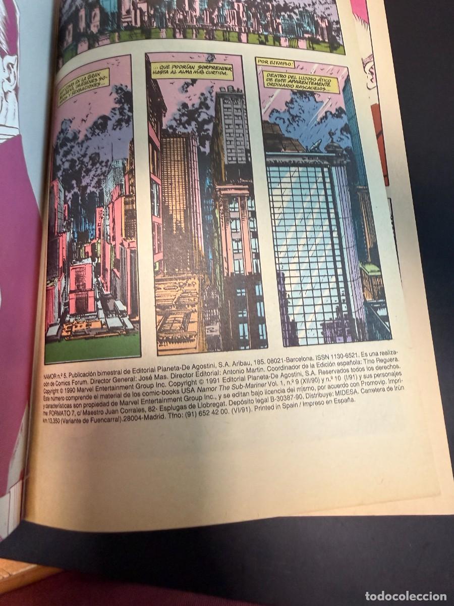 C&oacute;mics: Namor N&ordm; 5: Juego De Cabezas (Comics Forum, 1991) - Foto 2