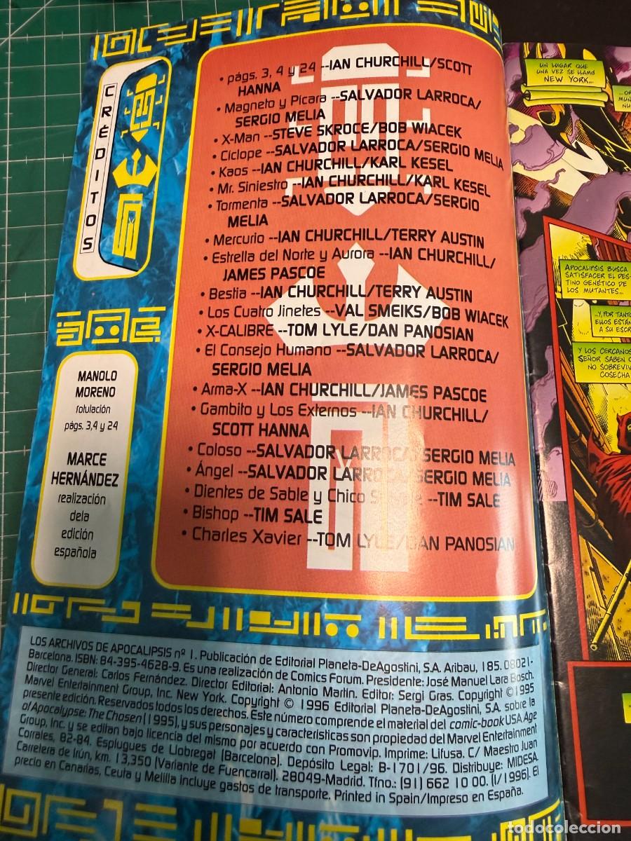 C&oacute;mics: Los Archivos De Apocalipsis: Los Elegidos Especial X-Men (C&oacute;mic) - Foto 2