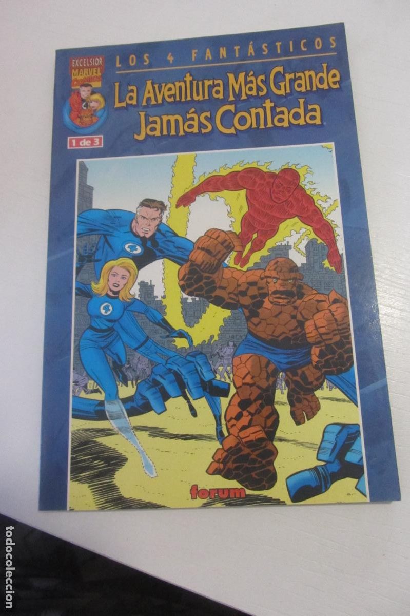 C&oacute;mics: LOS 4 FANTASTICOS LA AVENTURA MAS GRANDE JAMAS CONTADA N&ordm; 1 buen estado FORUM ARX181