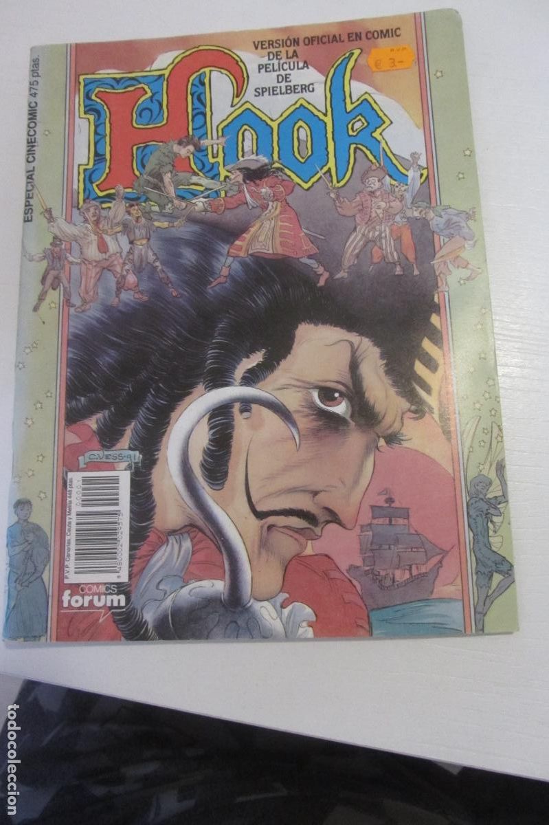 C&oacute;mics: HOOK . VERSION OFICIAL DEL COMIC DE LA PELICULA DE SPIELBERG . CHARLES VESS . FORUM arx182