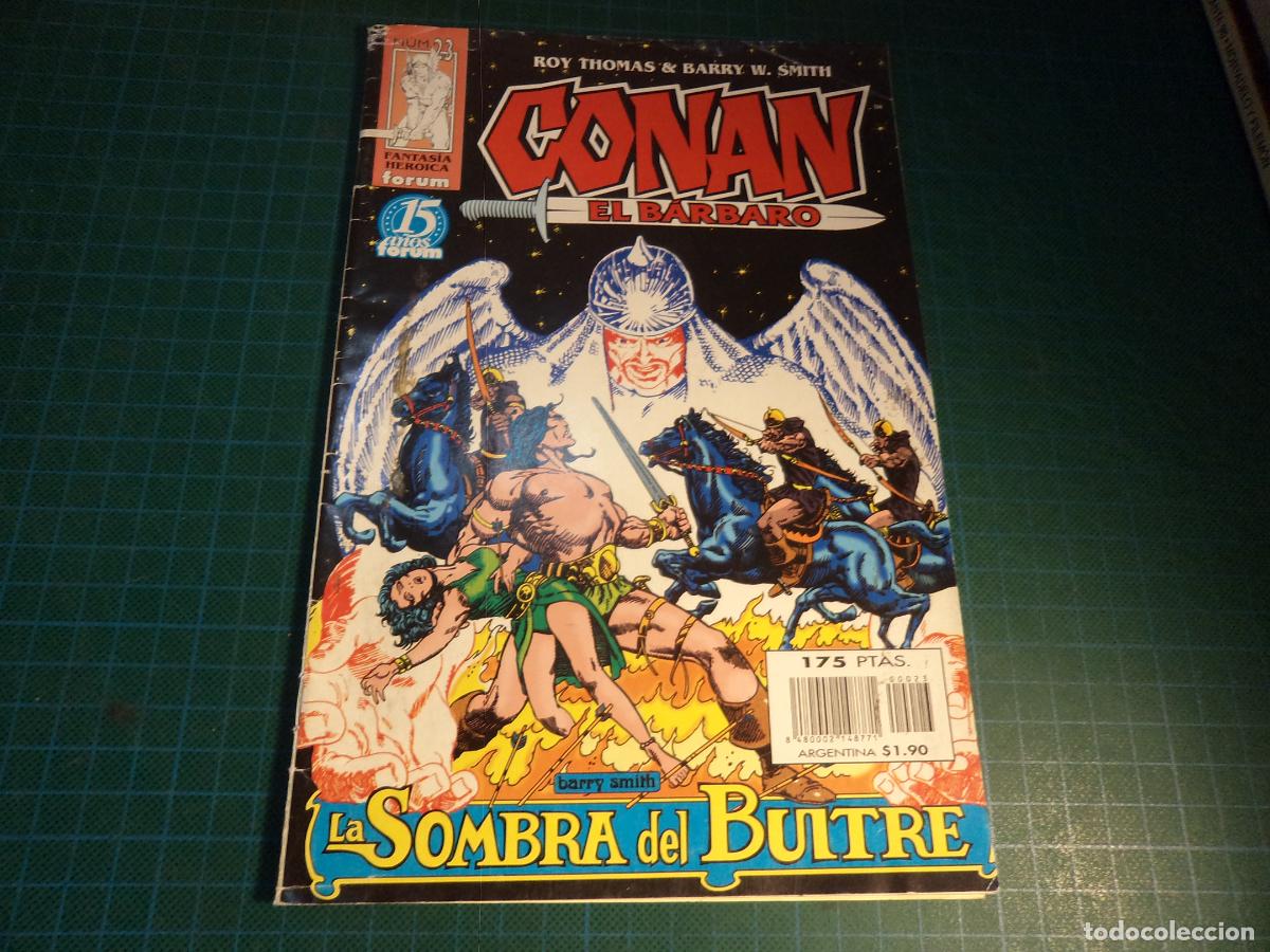 C&oacute;mics: Conan fantasia heroica. N&ordm; 23. Forum. Con se&ntilde;ales de uso. (Ref. 12-B)