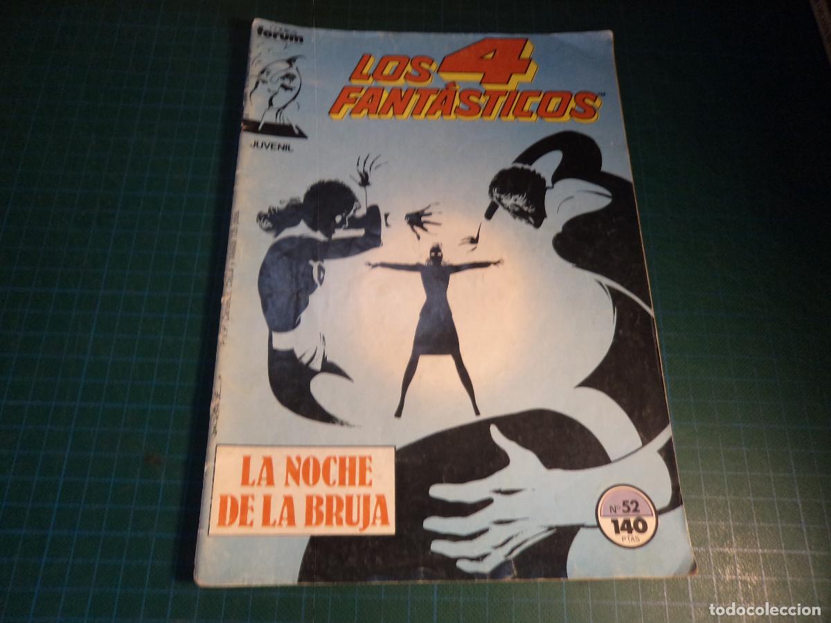 C&oacute;mics: Los 4 Fantasticos. Vol 1 N&ordm; 52. Forum. Con se&ntilde;ales de uso. (Ref. 12-B)