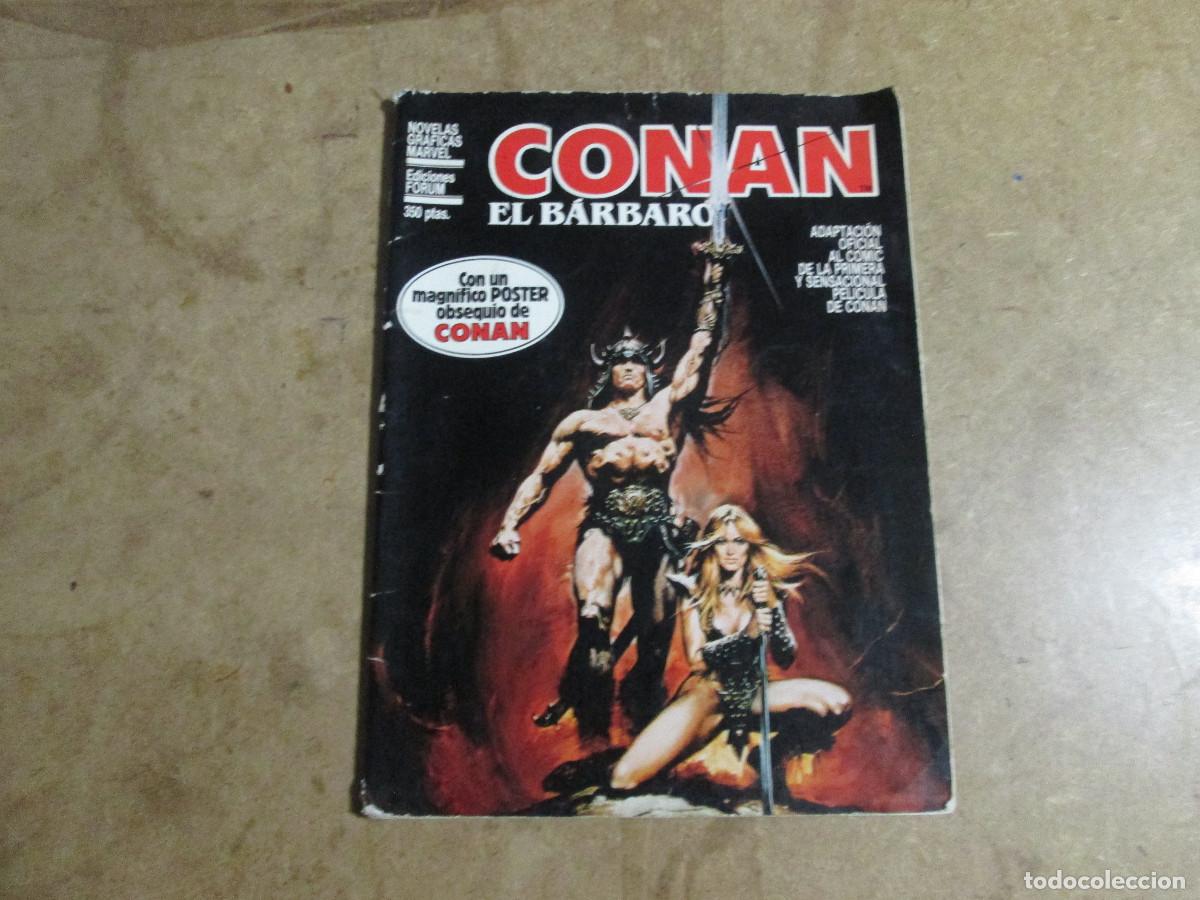 C&oacute;mics: Novelas gr&aacute;ficas Marvel, Conan el b&aacute;rbaro, adaptaci&oacute;n oficial al c&oacute;mic de la 1 &ordf; pel&iacute;cula de Conan,