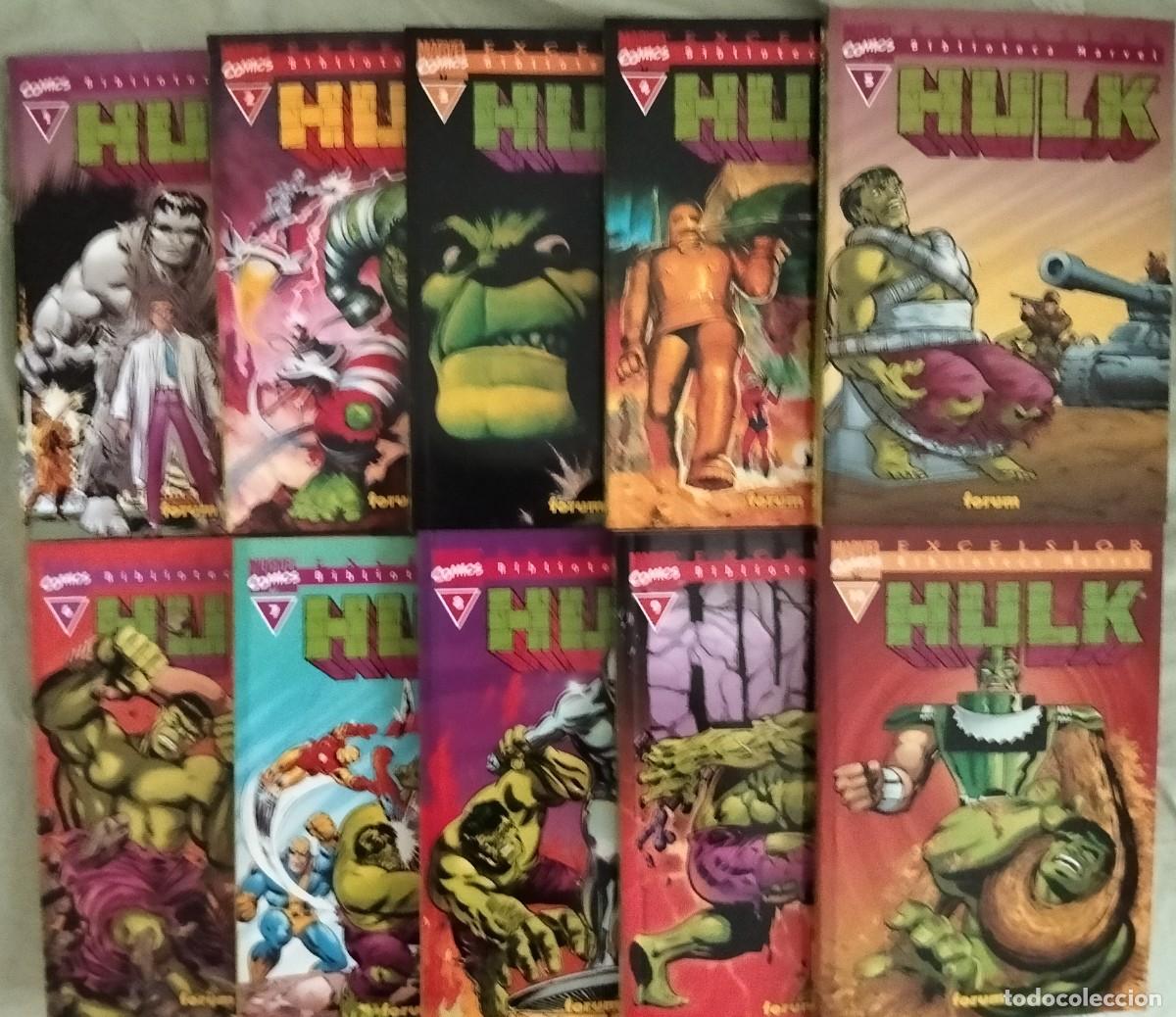 C&oacute;mics: BIBLIOTECA MARVEL HULK. 36 vol. COLECCI&Oacute;N COMPLETA (EDICIONES FORUM Y PANINI) - Foto 1