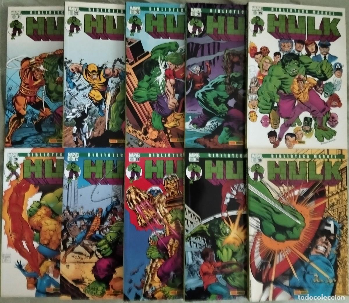 C&oacute;mics: BIBLIOTECA MARVEL HULK. 36 vol. COLECCI&Oacute;N COMPLETA (EDICIONES FORUM Y PANINI) - Foto 3