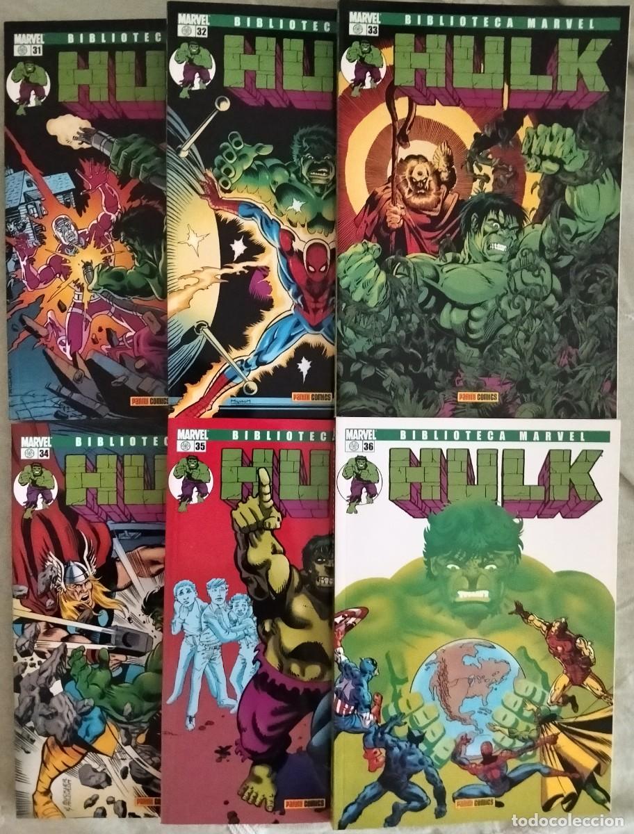 C&oacute;mics: BIBLIOTECA MARVEL HULK. 36 vol. COLECCI&Oacute;N COMPLETA (EDICIONES FORUM Y PANINI) - Foto 4