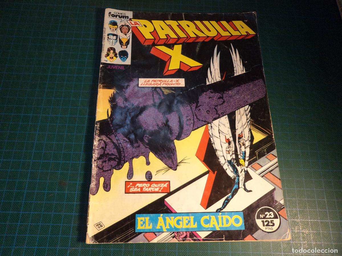 C&oacute;mics: La Patrulla X. Vol 1 N&ordm; 23. Forum. Con se&ntilde;ales de uso. Lomo abierto. (Ref. 12-B)