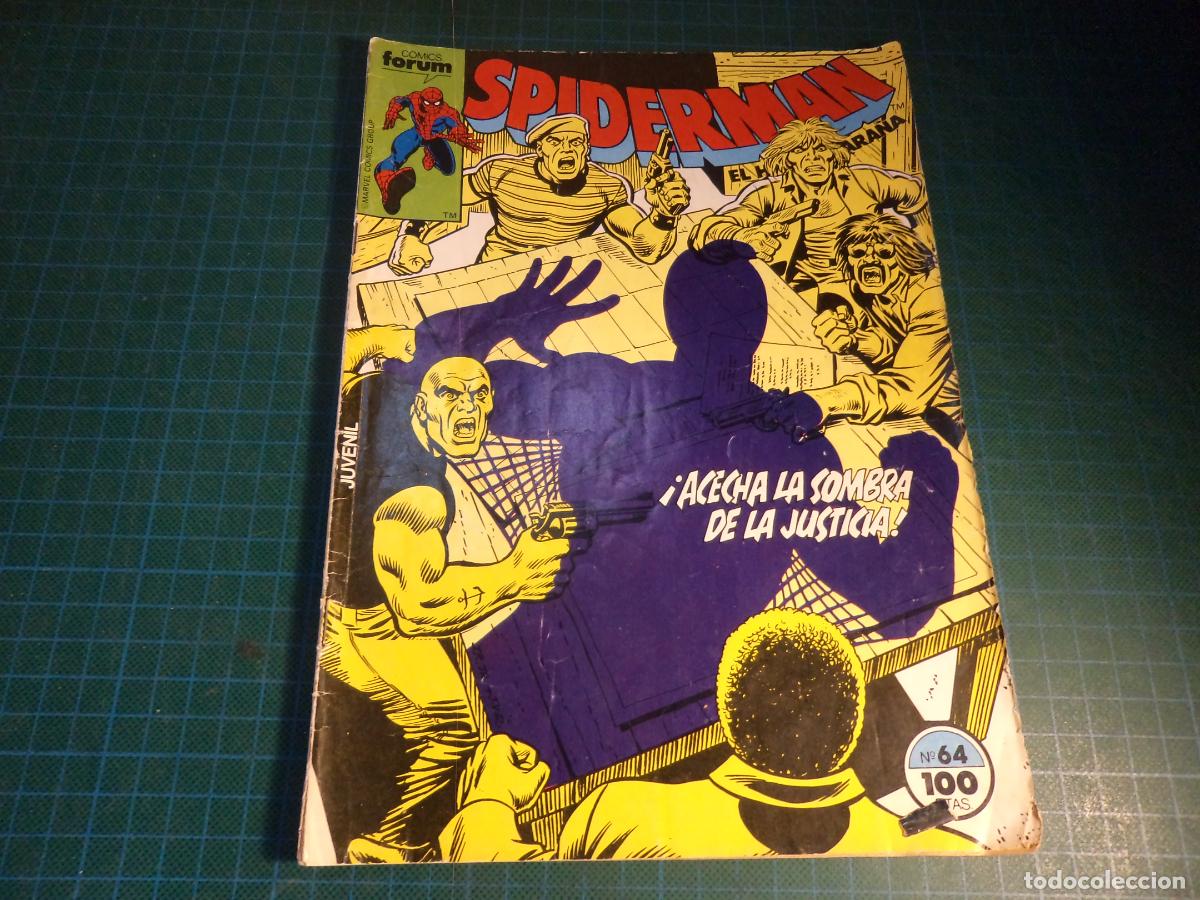 C&oacute;mics: Spiderman. Vol 1. N&ordm; 64. Forum. Con se&ntilde;ales de uso. (Ref. 12-B)