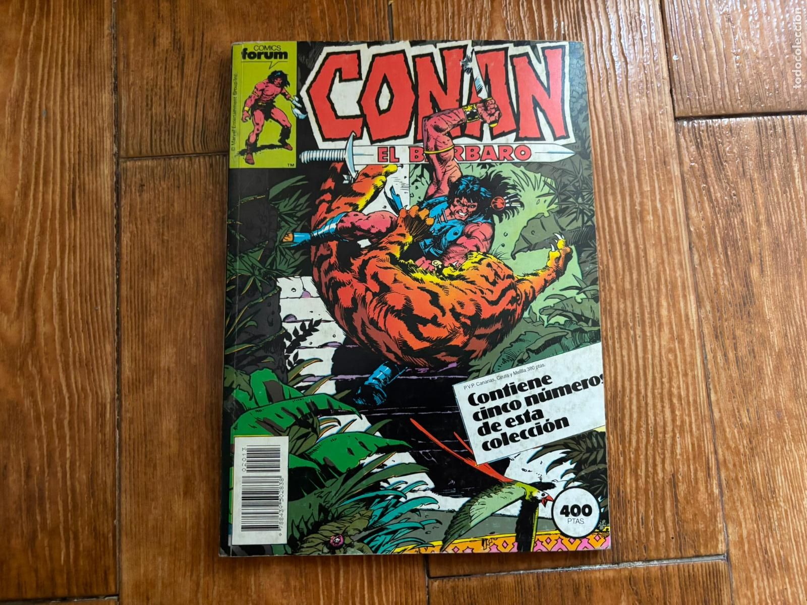 C&oacute;mics: CONAN EL BARBARO TOMO RETAPADO CON CINCO NUMEROS 151 152 153 154 155 EDICIONES FORUM