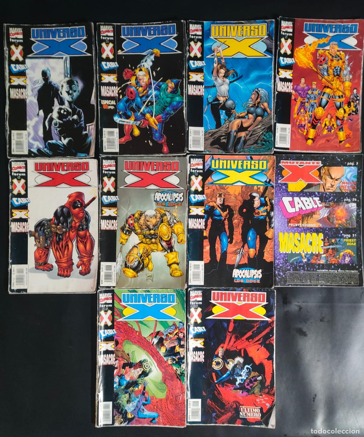 C&oacute;mics: UNIVERSO X NUMEROS 1,2,3,5,6,7,8,9,15,16
