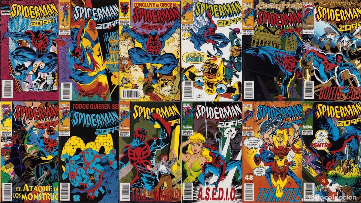 C&oacute;mics: Spiderman 2099 completa 12 n&uacute;meros, F&oacute;rum en buen estado - Foto 1