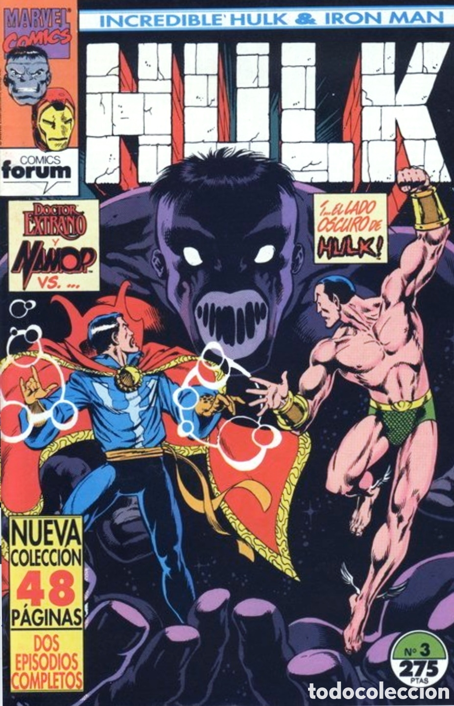 Comics : HULK 3 COMICS FORUM EXCELENTE ESTADO INCREIBLE HULK & IRON MAN
