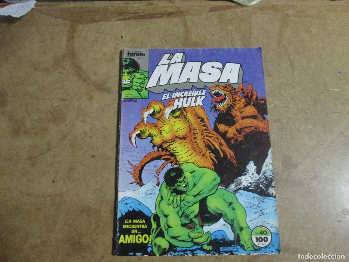 C&oacute;mics: La Masa/el incre&iacute;ble Hulk n&ordm; 40, ediciones forum - Foto 1