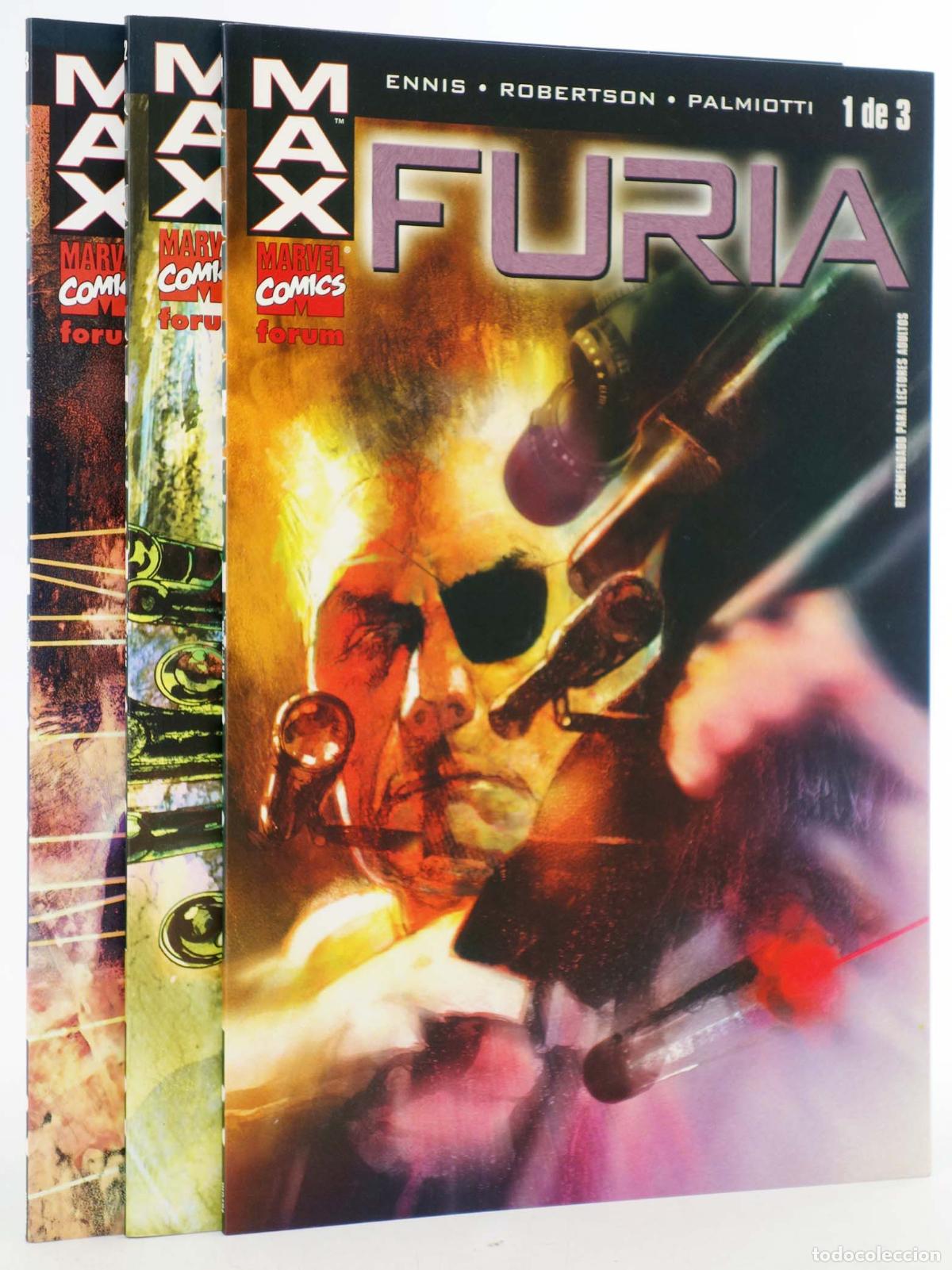 C&oacute;mics: MAX. FURIA 1 A 3. COMPLETA. Forum, 2002
