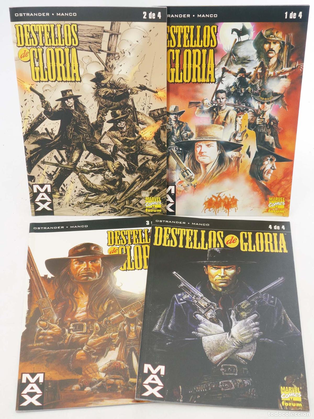 C&oacute;mics: MAX. DESTELLOS DE GLORIA 1 A 4. COMPLETA. Forum, 2003