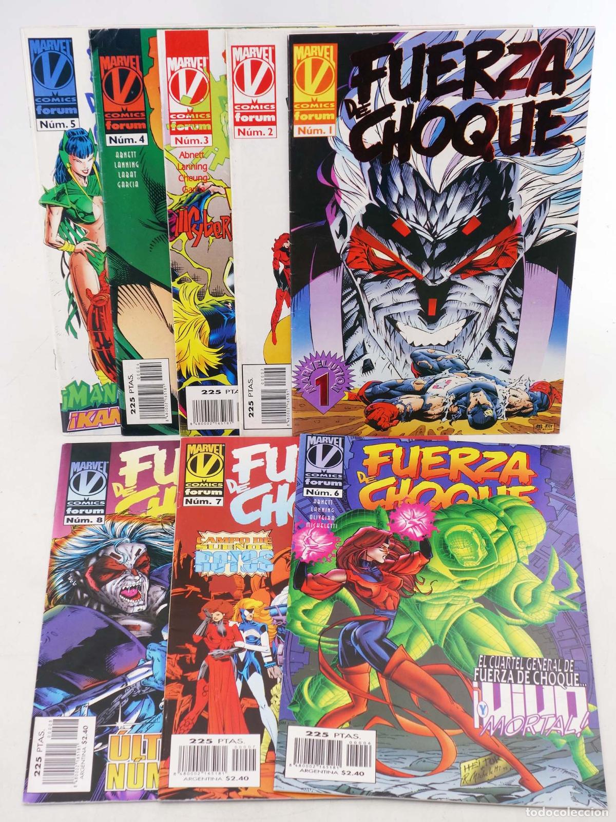 C&oacute;mics: FUERZA DE CHOQUE VOL. 2 1 A 8. COMPLETA. Forum, 1996