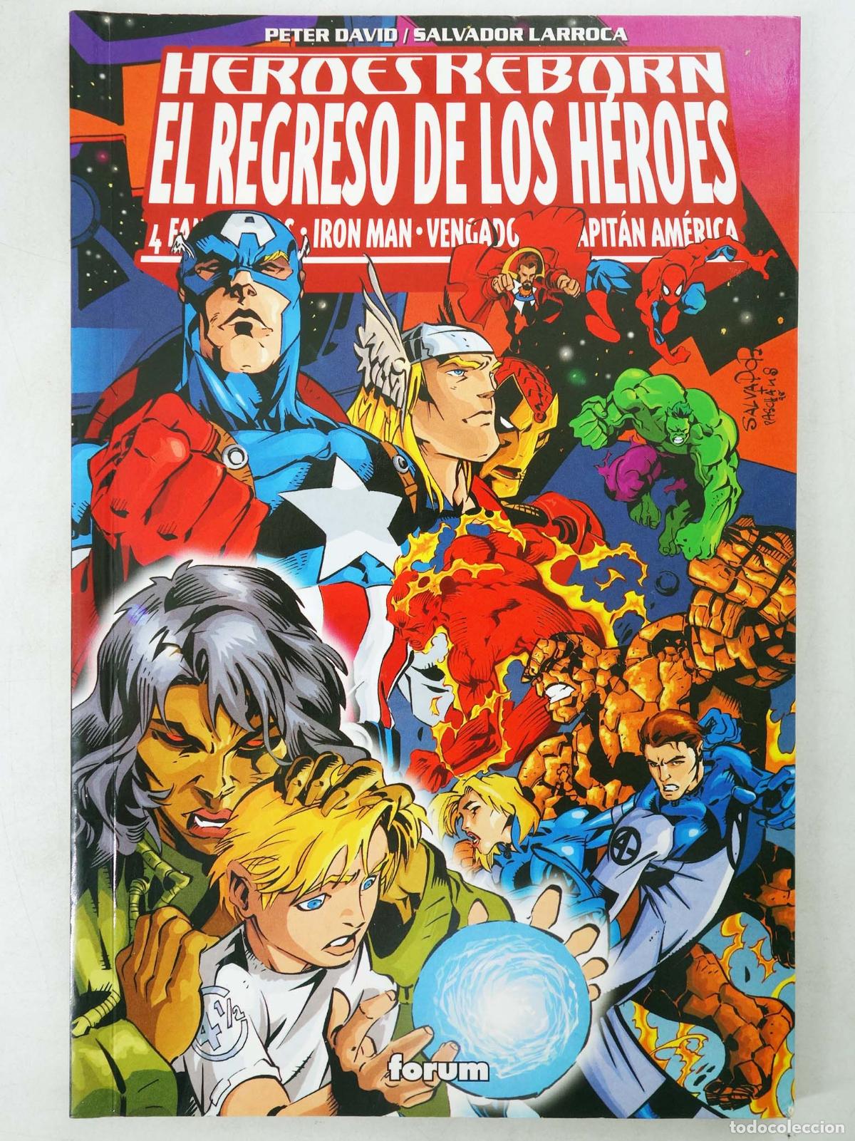 Comics : VENGADORES. HEROES REBORN. EL REGRESO DE LOS H&Eacute;ROES (Peter David/Salvador Larroca) Forum, 1998