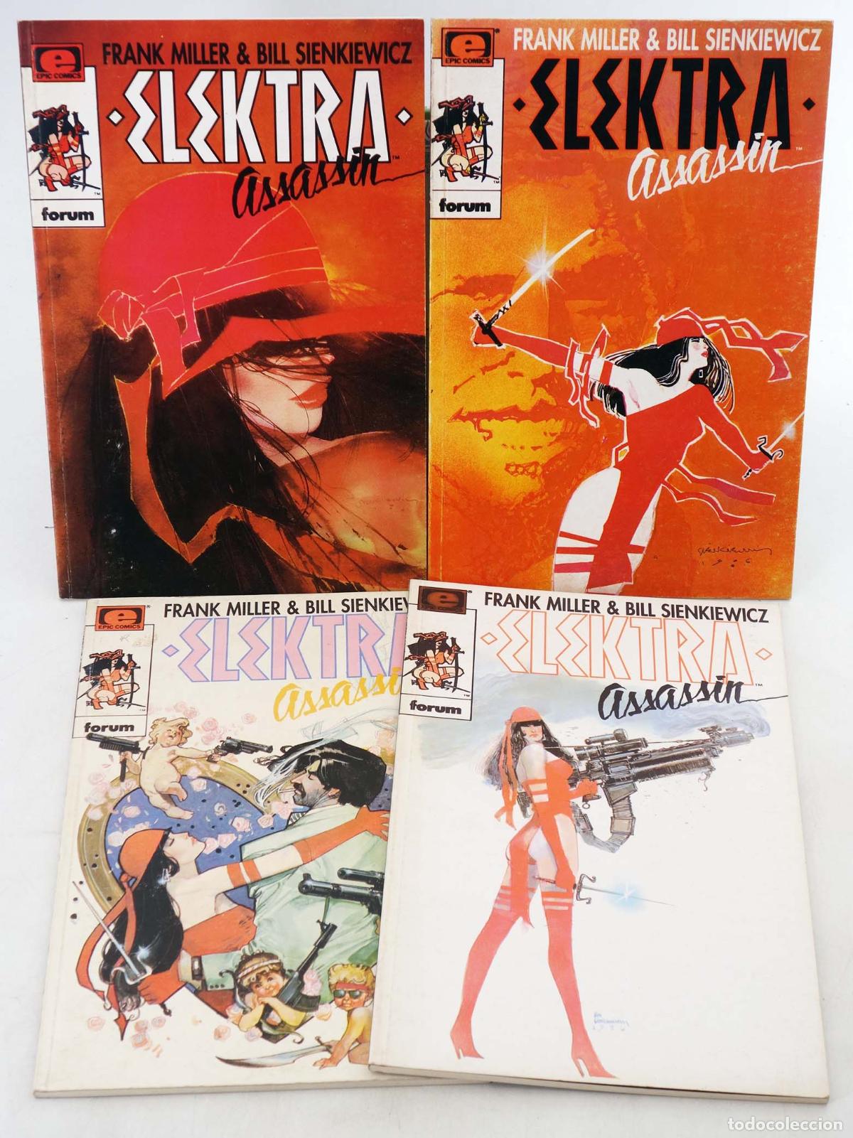 C&oacute;mics: COLECCI&Oacute;N PRESTIGIO 12,14,15,16. ELEKTRA ASSASSIN 1 A 4 COMPLETA. Forum, 1989