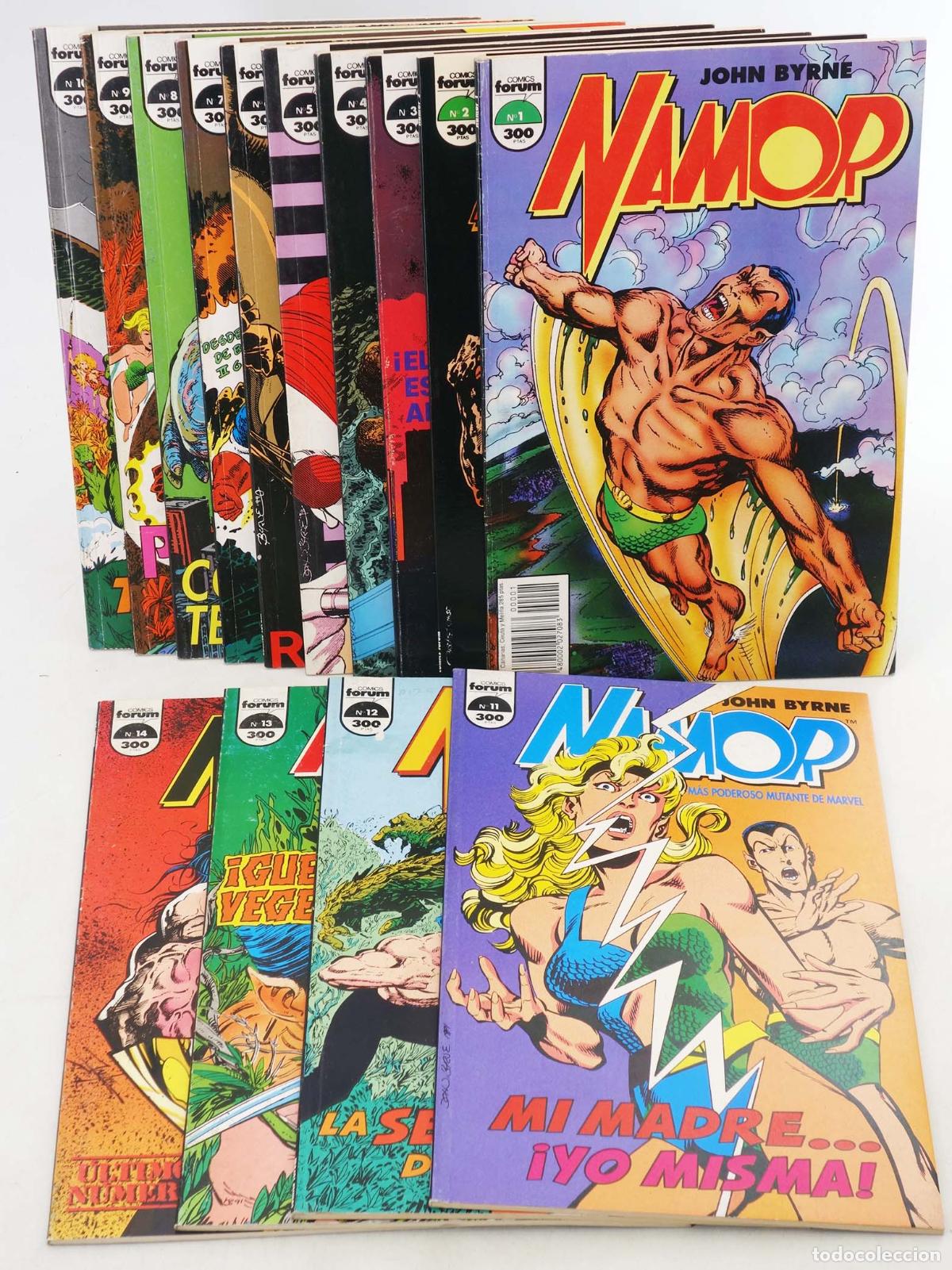 C&oacute;mics: NAMOR JOHN BYRNE 1 A 14. COMPLETA. Forum, 1990