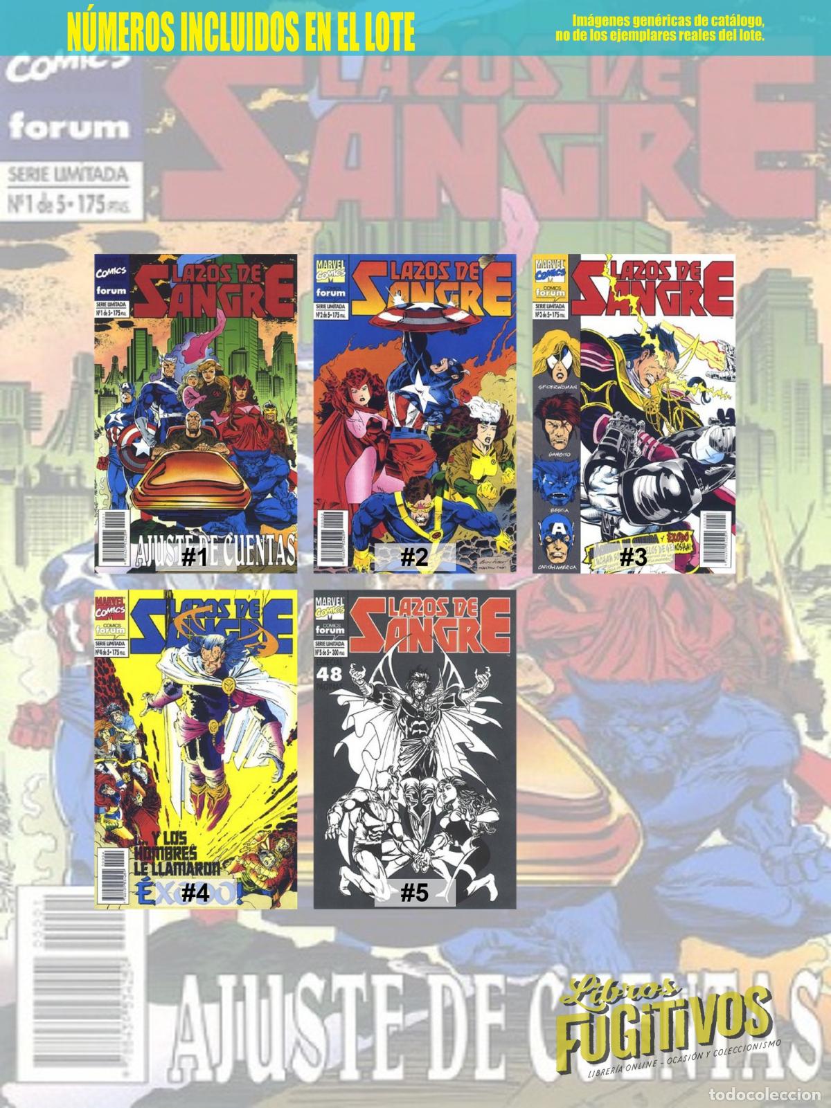 C&oacute;mics: LAZOS DE SANGRE 1 A 5. COMPLETA. Forum, 1994 - Foto 3