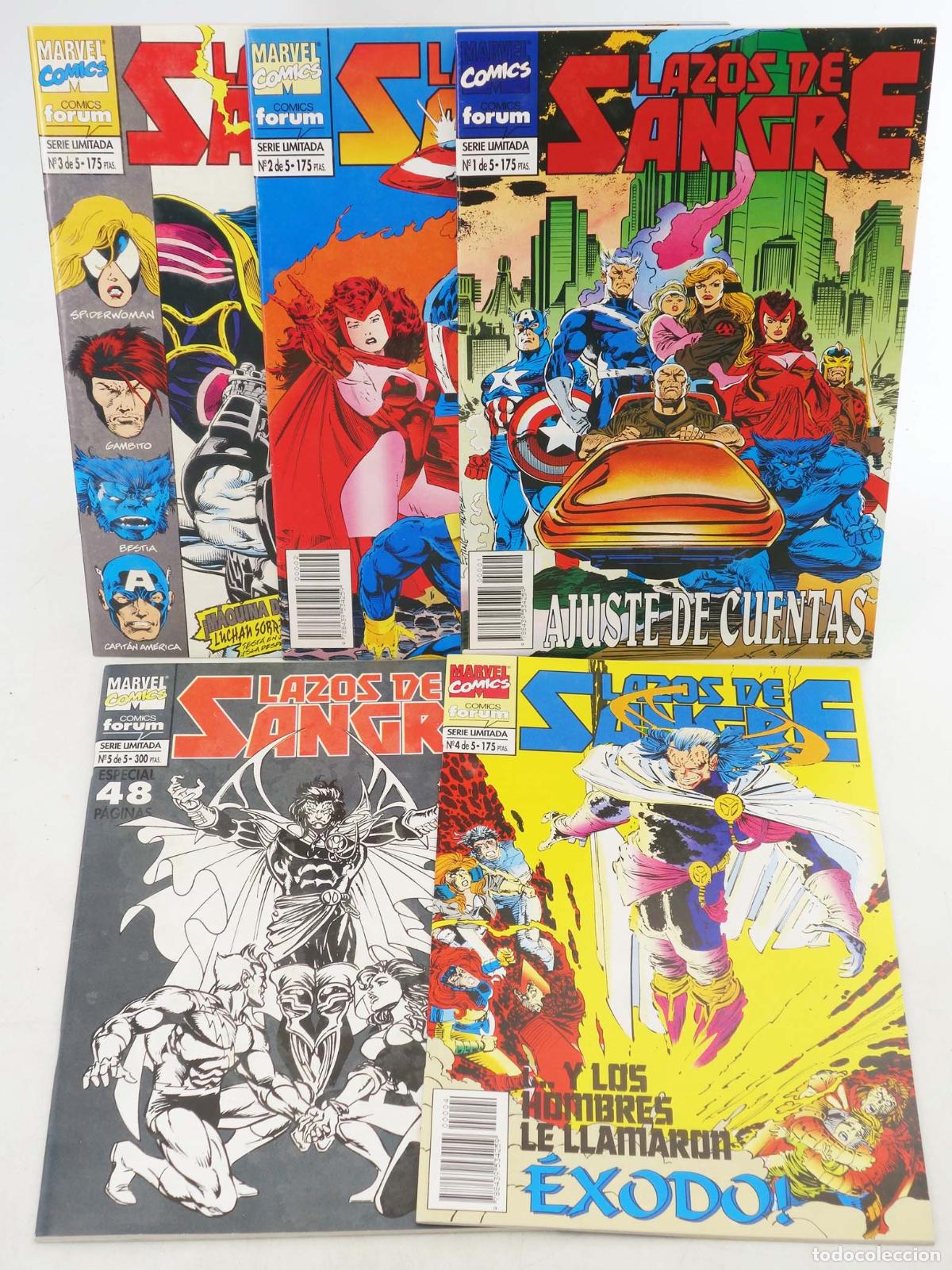 Comics : LAZOS DE SANGRE 1 A 5. COMPLETA. Forum, 1994