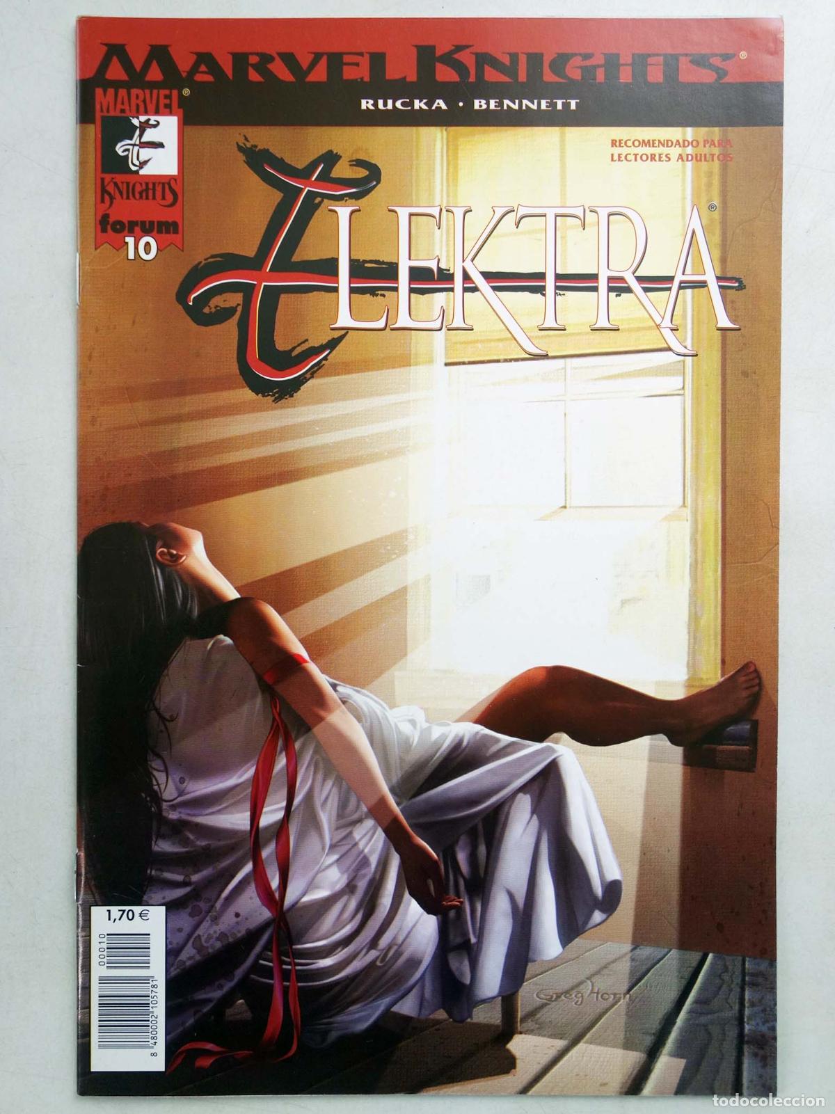 C&oacute;mics: ELEKTRA MARVEL KNIGHTS 10 (Greg Rucka/Joe Bennett) Forum, 2003