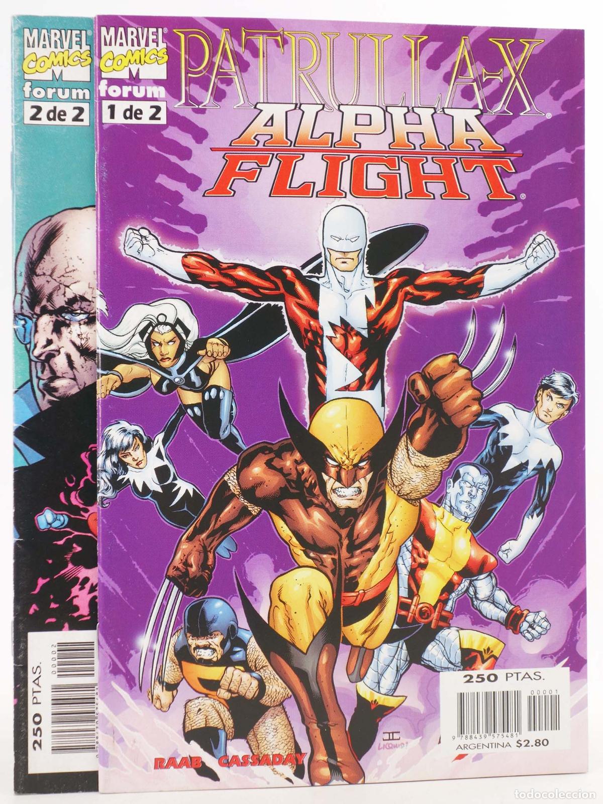 C&oacute;mics: ALPHA FLIGHT Y PATRULLA X 1 A 2. COMPLETA. Forum, 1999